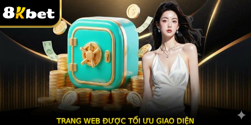 Trang web được tối ưu giao diện
